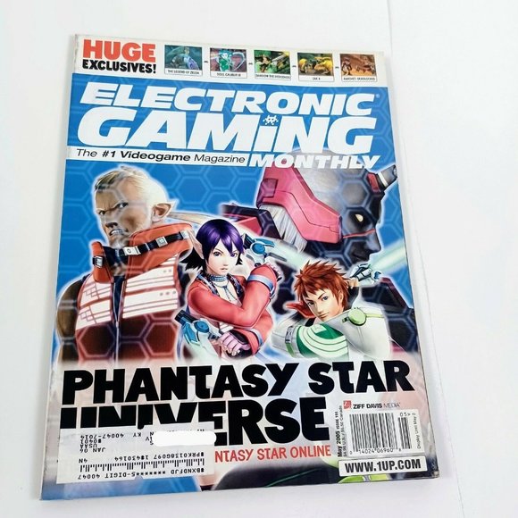 Electronic Gaming Monthly Magazine Phantasy Star Universe 191 May 05 *MINOR WEAR - Picture 1 of 14